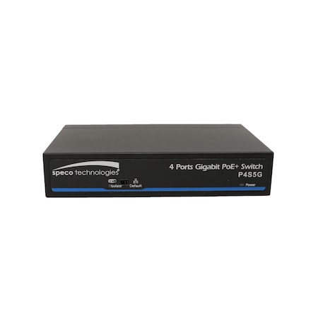 Speco Technologies 5 Port Gigabit Network Switch P4S5G